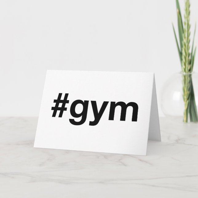 Tarjeta Etiqueta GYM (Anverso)