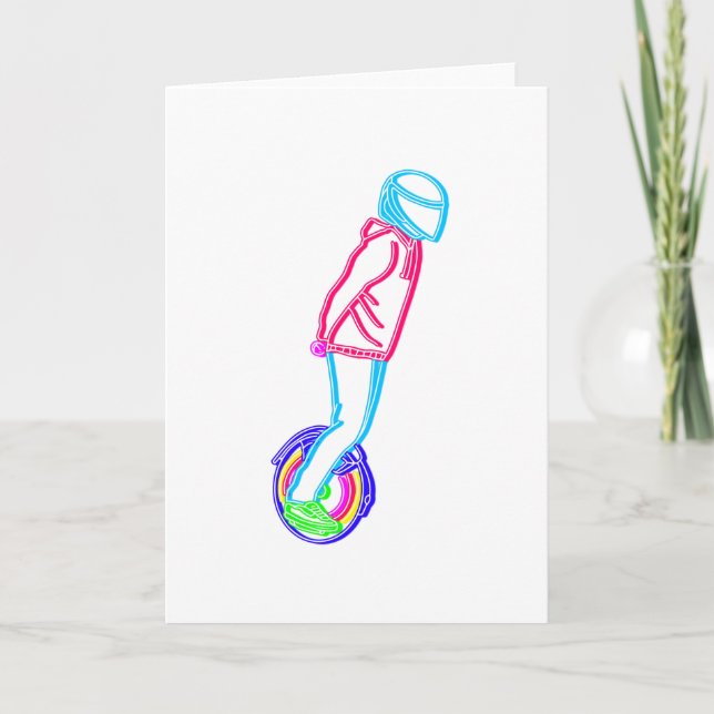 Tarjeta EUC Full Tilt Neon E Unicycle (Anverso)