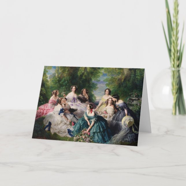 Tarjeta Eugenie rodeó por su Señora-en-Esperar (Anverso)