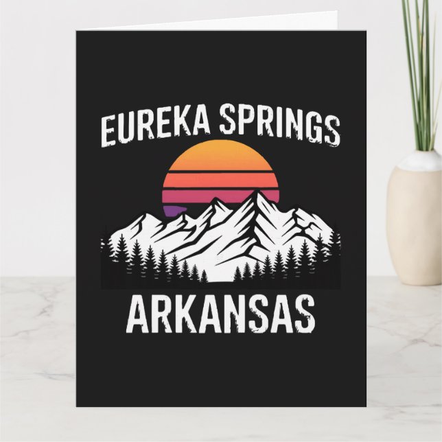 Tarjeta Eureka Springs (Anverso)