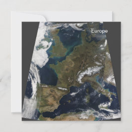 Tarjeta Europa desde el espacio, NASA