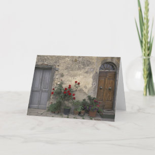 Tarjeta Europa, Italia, Toscana, Chianti, puerta toscana;
