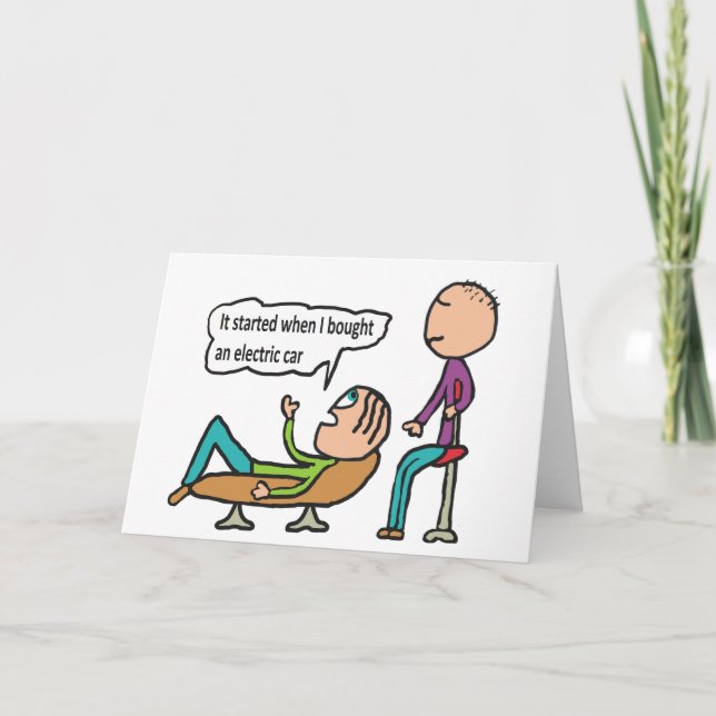 Tarjeta EV divertida (Anverso)