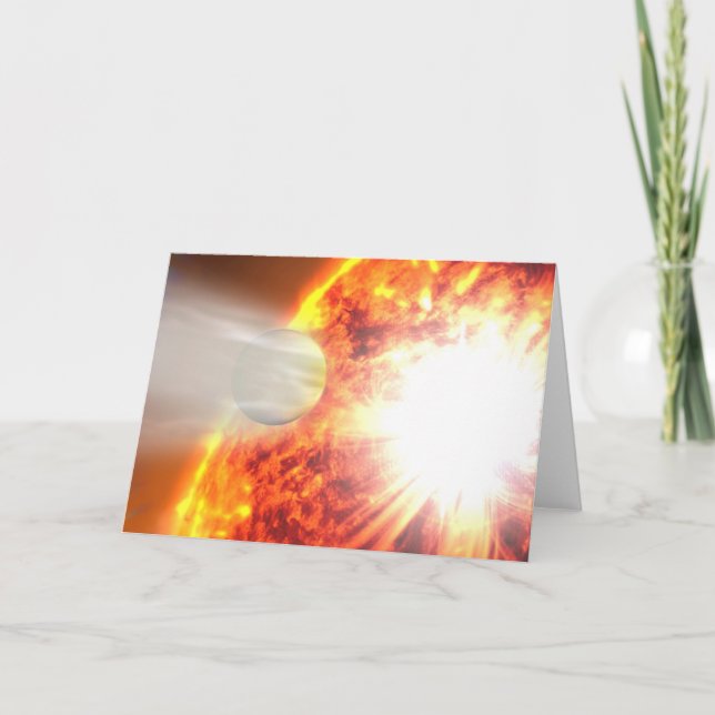 Tarjeta Evaporación de la atmósfera de Hd 189733b (Anverso)