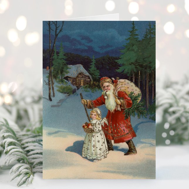 Tarjeta Eve navidades | Vintage Holiday (Subido por el creador)