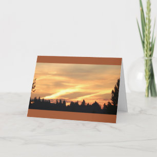Tarjeta Evening Sky, Bremerton, Washington