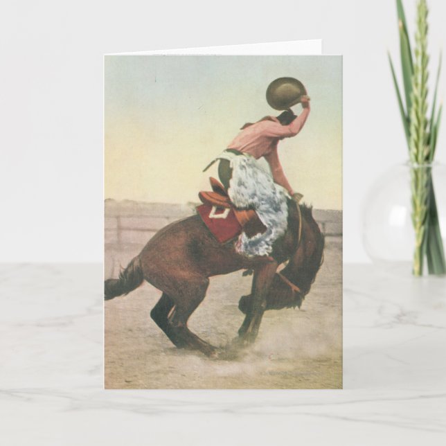 Tarjeta Everett McGucin on Blue Dog Cheyenne Frontier Days (Anverso)