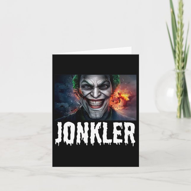 Tarjeta Evil Jonkler Halloween (Anverso)