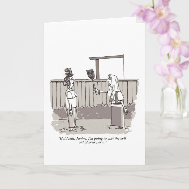 Tarjeta Evil Perm greeting card (Orquídea)
