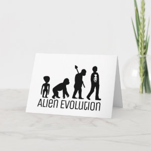 Tarjeta Evolución alienígena, alienígena extraterrestre