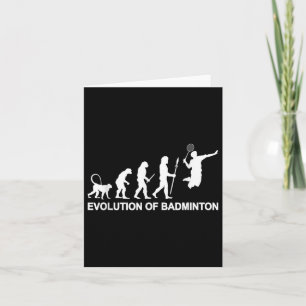 Tarjeta Evolución De Badminton