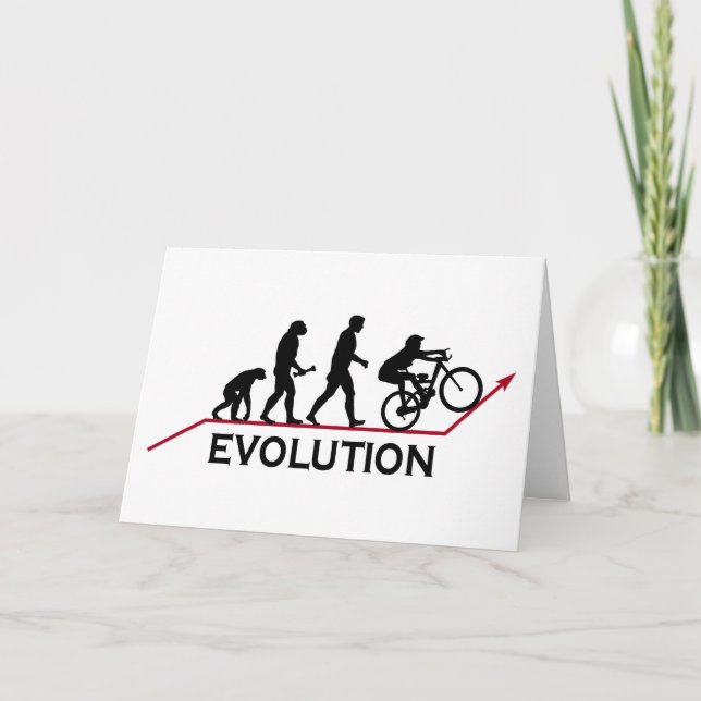 Tarjeta Evolución de la bici de montaña (Anverso)