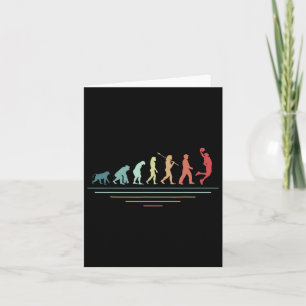 Tarjeta Evolución del baloncesto Coach Hoop jugador de bal