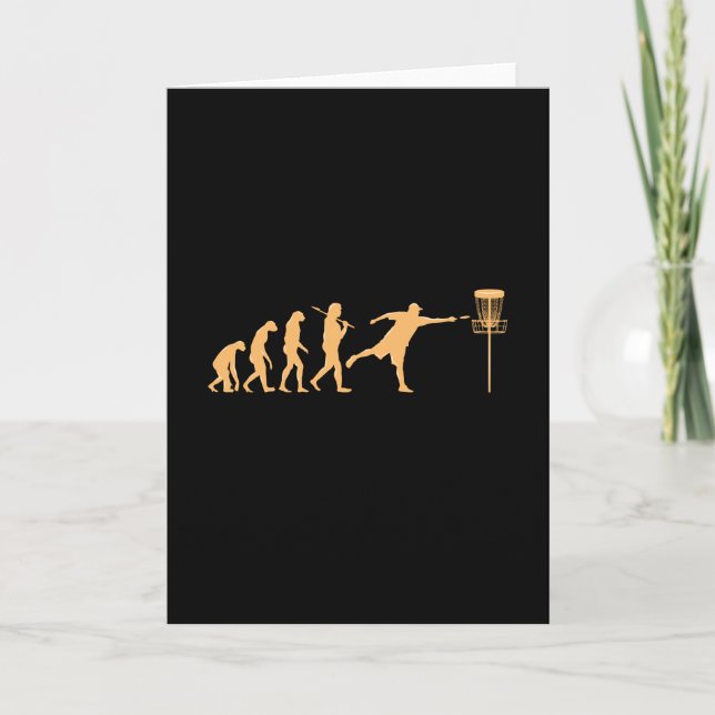 Tarjeta Evolución del disco de golf (Anverso)
