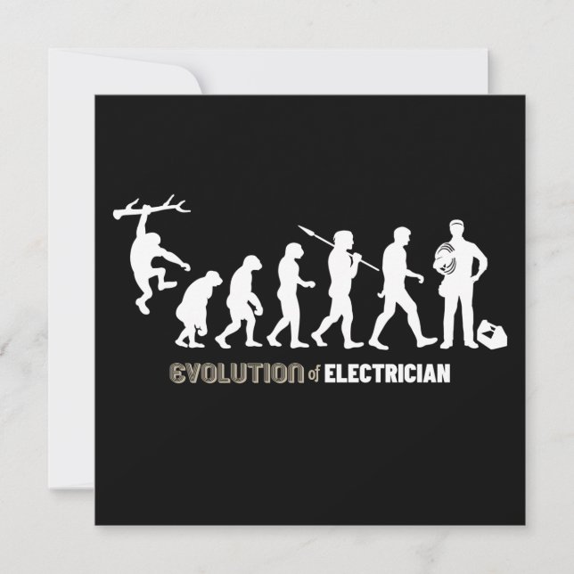 Tarjeta Evolución del electricista (Anverso)