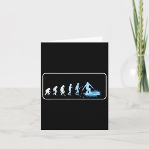 Tarjeta Evolución Del Esquí De Esquí En Esquí En Snowboard