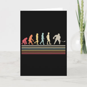 Tarjeta Evolución del Hockey - Amantes del Deporte Jugador