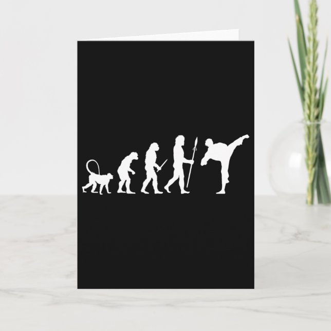 Tarjeta Evolución del Karate  (Anverso)