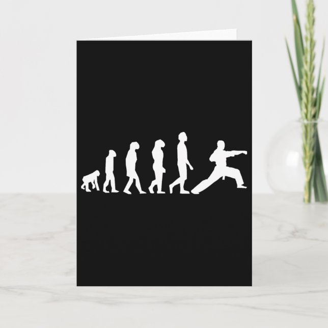 Tarjeta Evolución del Karate  (Anverso)