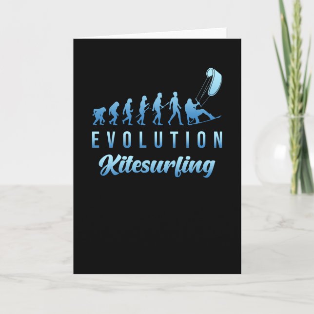 Tarjeta Evolución del kitesurf (Anverso)