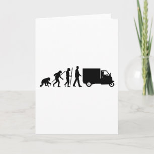 Tarjeta Evolución of usted Piaggio Ape mini transporter