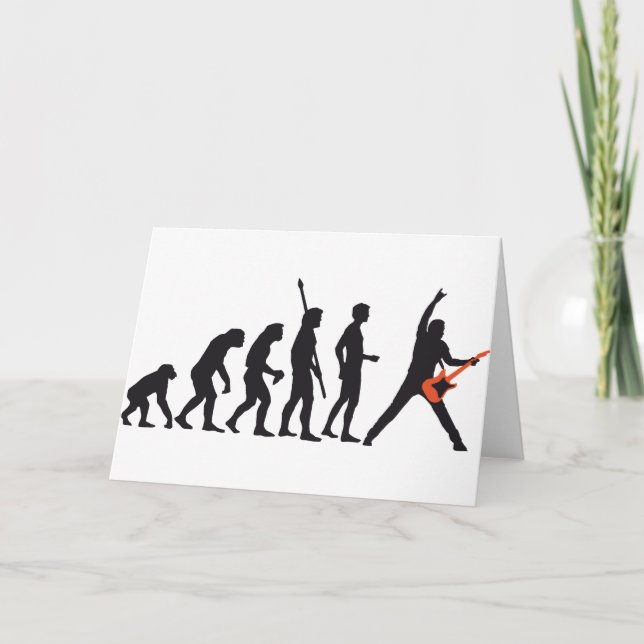 Tarjeta evolution guitar (Anverso)