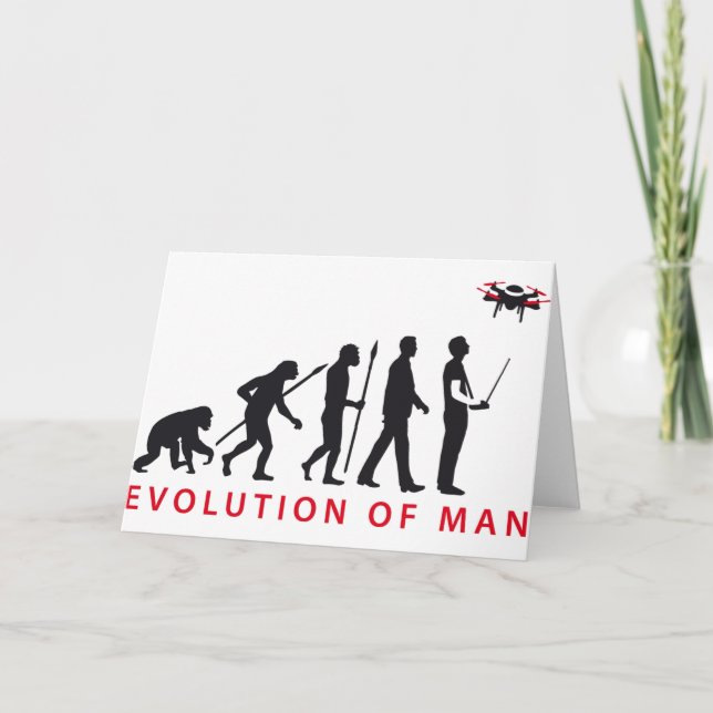 Tarjeta evolution of usted controlling drone (Anverso)