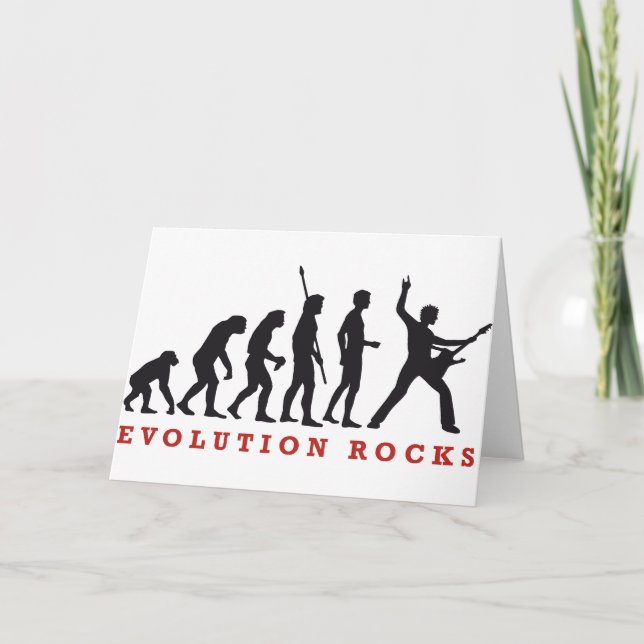 Tarjeta evolution rocks (Anverso)