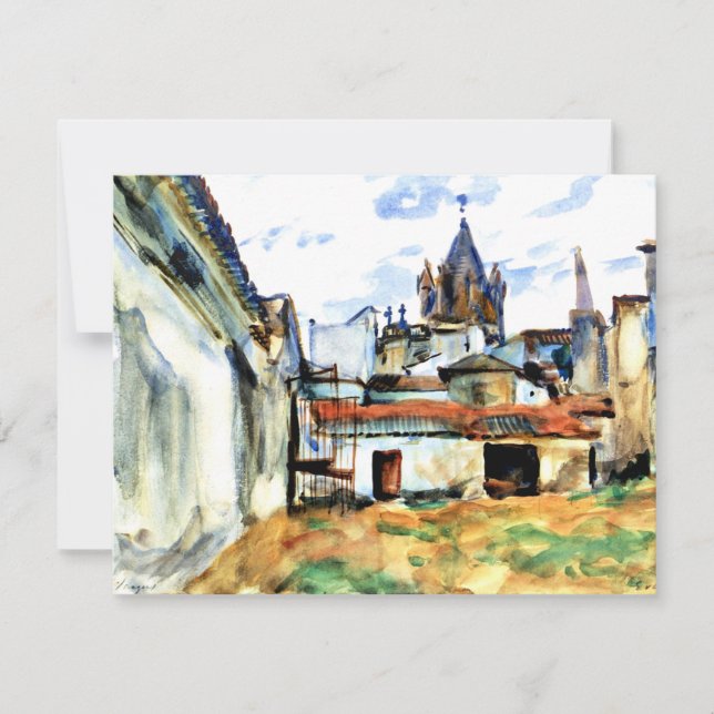 Tarjeta Evora, Portugal - Pintura de arte fino (Anverso)