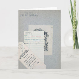 Tarjeta Ex Library Card para los amantes del libro