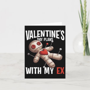 Tarjeta Ex Lover Voodoo Doll Día de San Valentín Plan Funn