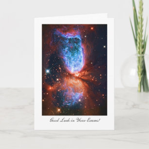 Tarjeta Exámenes de buena suerte - Estrellas en Cygnus, el