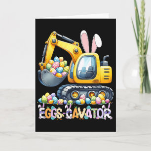 Tarjeta Excavadora de huevos búsqueda de huevos de Pascua 