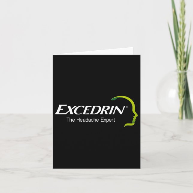 Tarjeta Excedrin Funny Group Enfermera Farmacia Halloween  (Anverso)