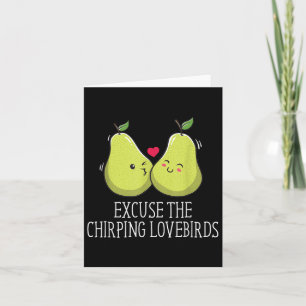 Tarjeta Excusa la luna de miel del Boda de los pájaros amo