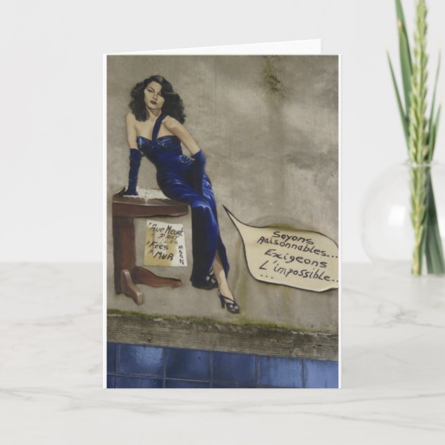 Tarjeta Exija el imposible (Anverso)