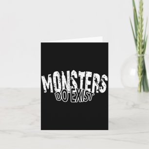 Tarjeta ¿Existen los monstruos dicho de terror