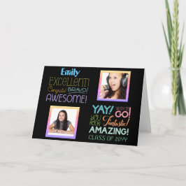 Tarjeta Éxito en el Examen FOTOMONTaje Felicidades