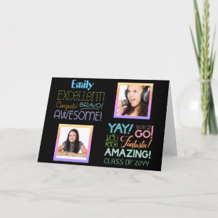 Tarjeta Éxito en el Examen FOTOMONTaje Felicidades