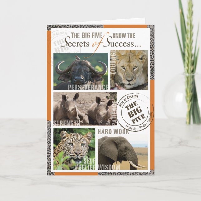 Tarjeta Éxito grande cinco (Anverso)