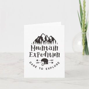 Tarjeta Expedición de Montaña Atrévete a Explorar