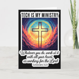 Tarjeta Experto en Tecnología Cristiana La Tecnología es M