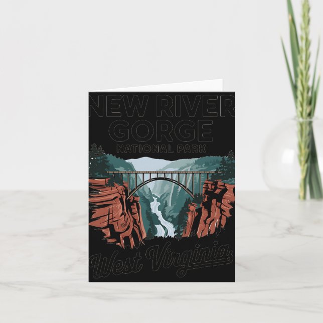 Tarjeta Explore West Virginia's New River Gorge National P (Anverso)