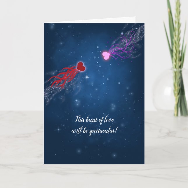 Tarjeta Explosión de Amor - San Valentín (Anverso)