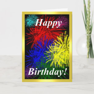 Tarjeta Explosión de cumpleaños