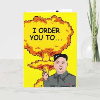 Tarjeta Explosión de cumpleaños de Kim Jong Un