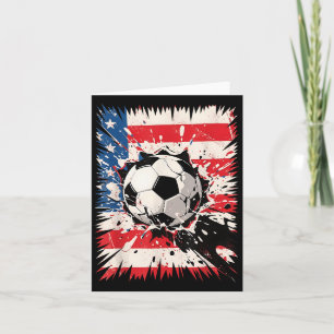 Tarjeta Explosión de fútbol Choque genial para fanáticos d