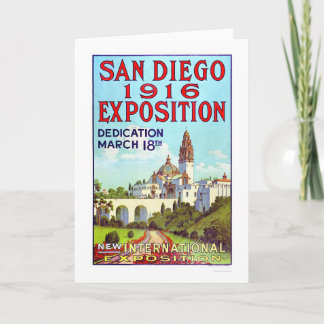 Tarjeta Exposición 1916 de San Diego