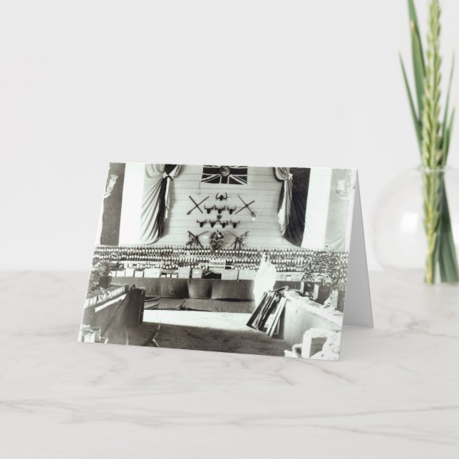 Tarjeta Exposición de Trinidad and Tobago, 1890 (Anverso)