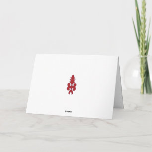 Tarjeta Expresar gratitud con personalizado 